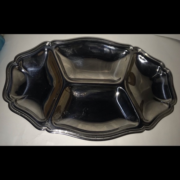 Vintage Guy Degrenne Oval Divided Serving Platter - Picture 13 of 16